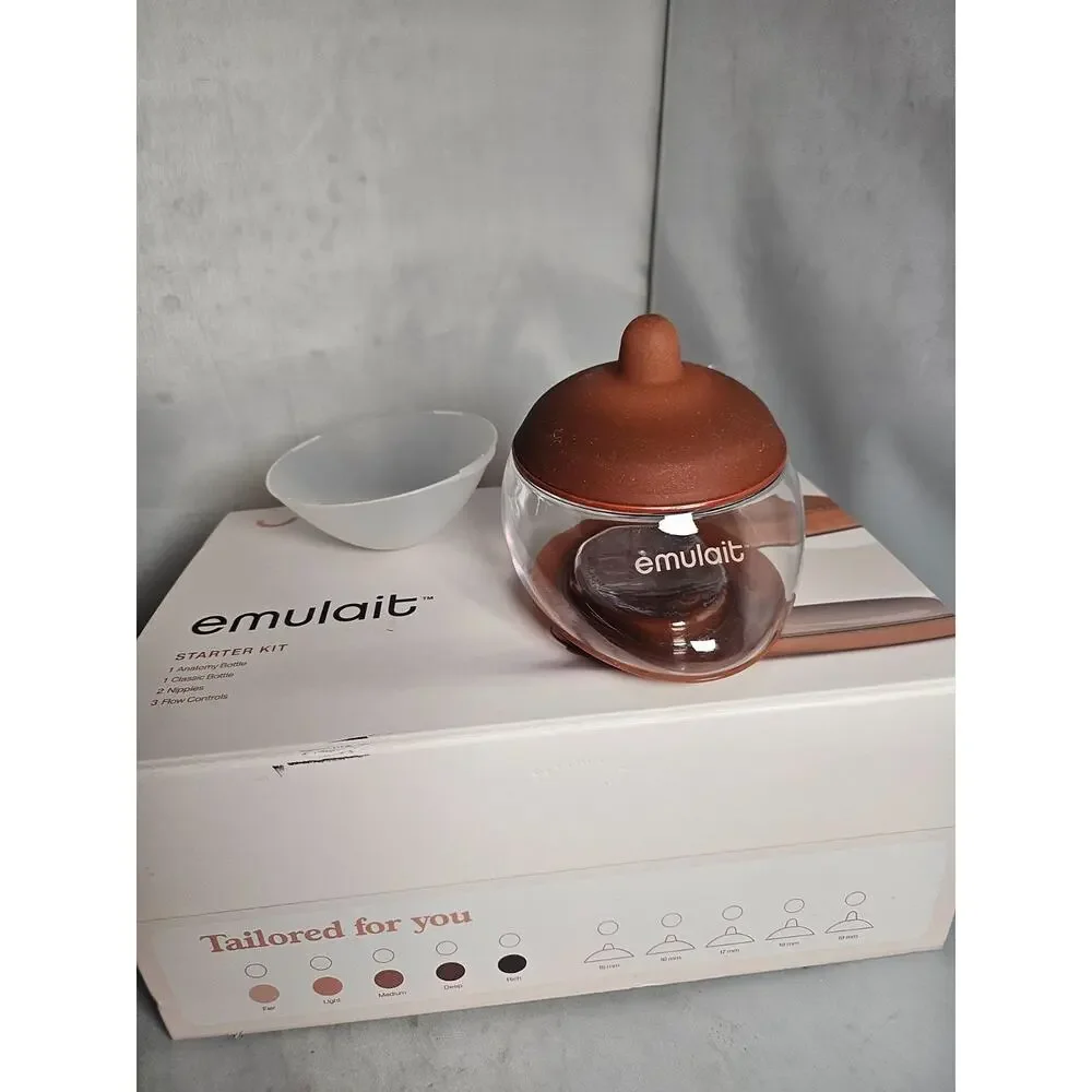 Emulait Baby Bottle Nipple Medium Shape 5